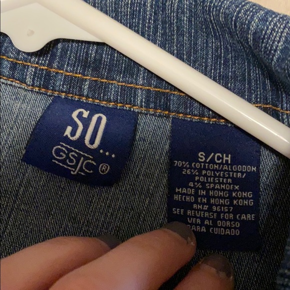 Super nice barely worn jean jacket!! - Picture 3 of 6